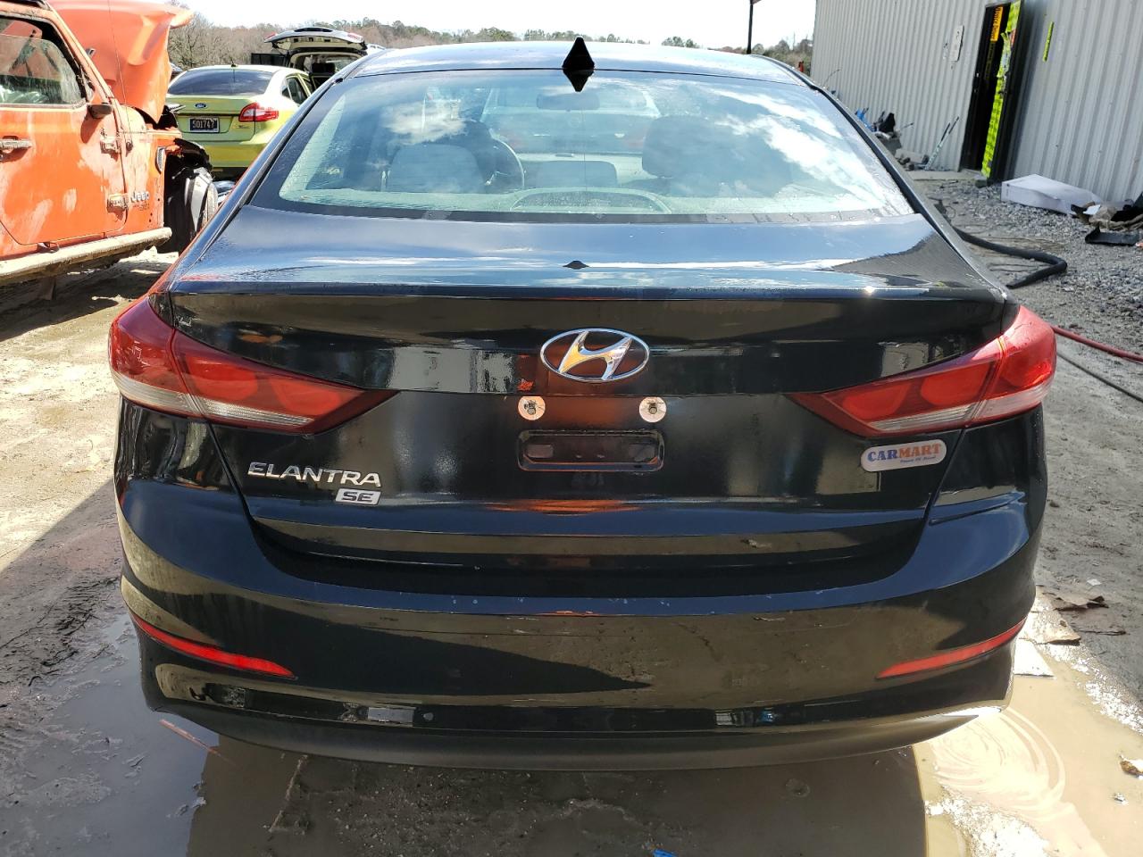 2017 Hyundai Elantra VIN KMHD74LF1HU090537 Copart auction photo, front end / minor dent/scratches damage thumbnail 6
