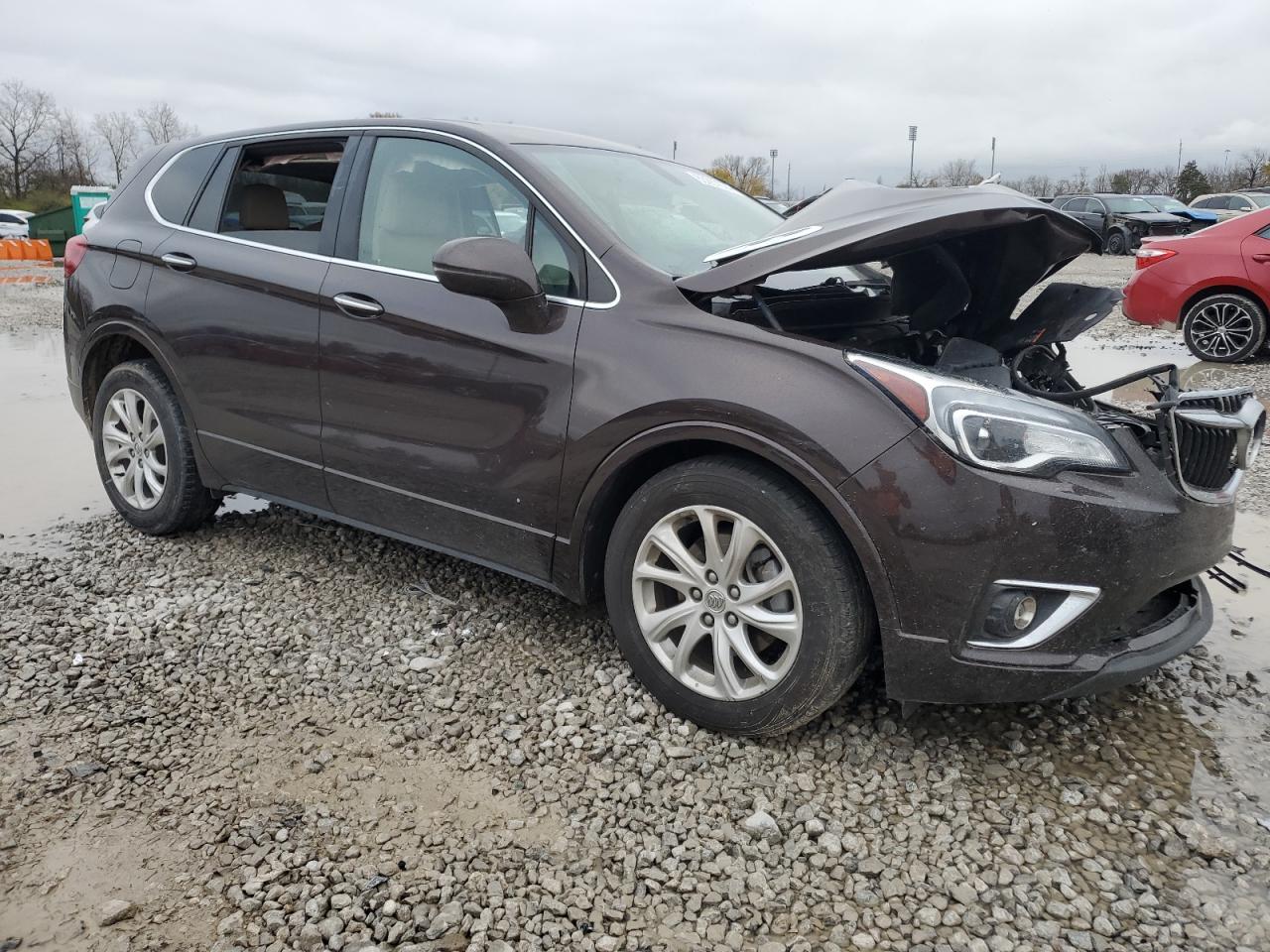 2020 Buick Envision VIN LRBFXBSAXLD110685 Copart auction photo, front end damage thumbnail 4