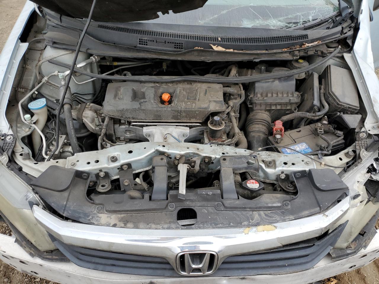 2012 Honda Civic VIN 19XFB2F5XCE362495 Copart auction photo, all over damage thumbnail 11