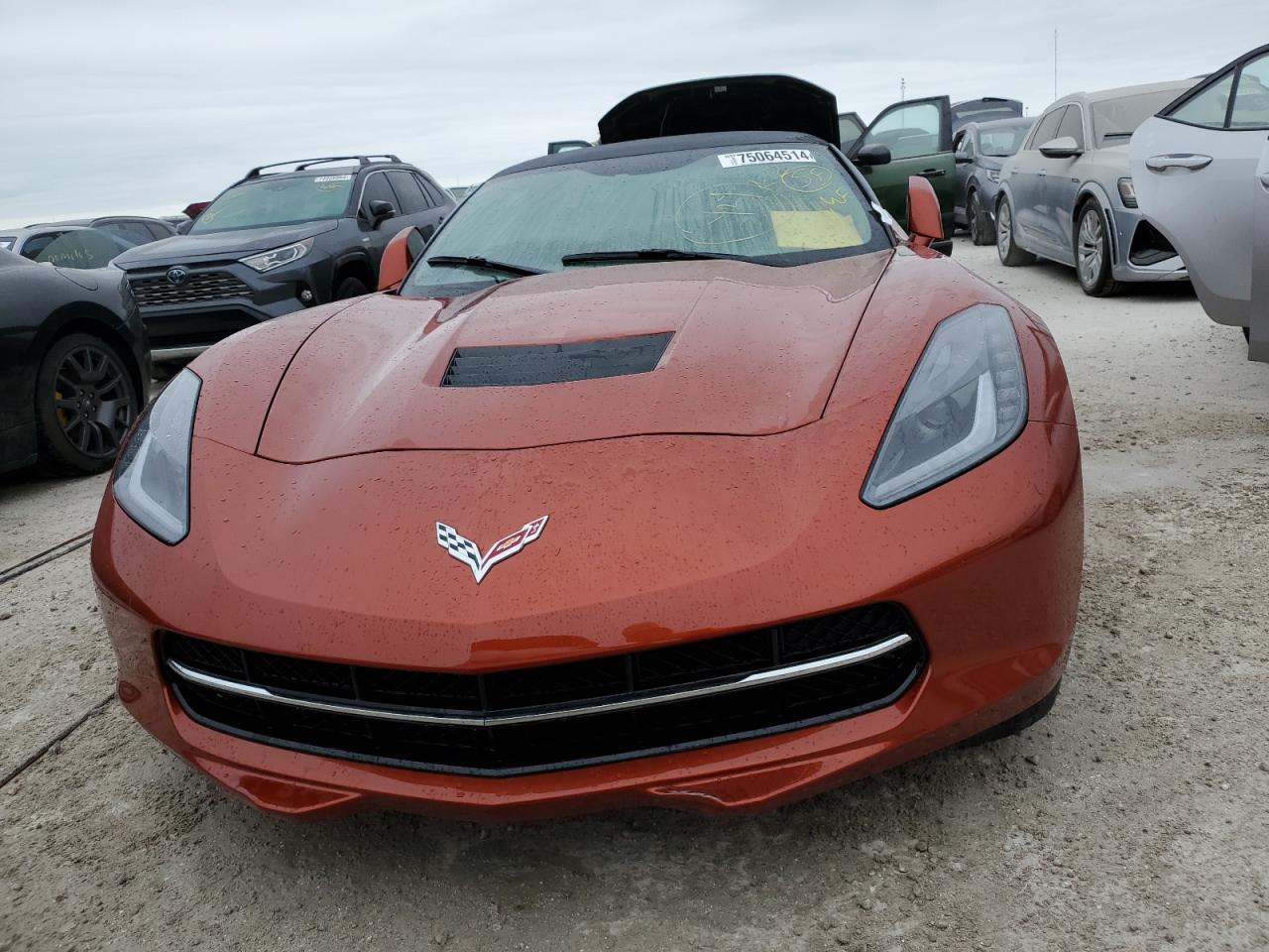 2015 Chevrolet Corvette VIN 1G1YK3D71F5111912 Copart auction photo, water/flood damage thumbnail 5