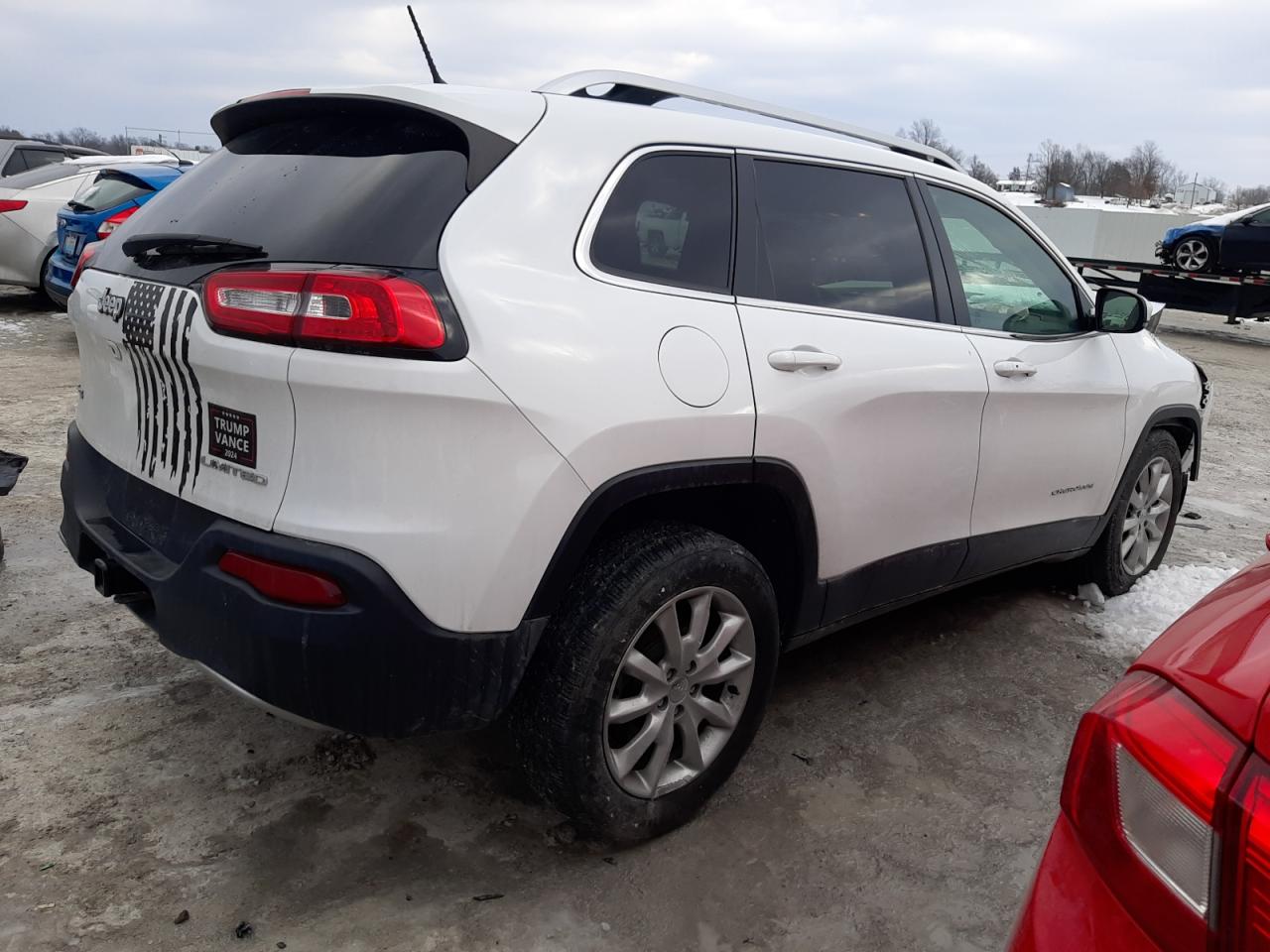 2015 Jeep Grand Cherokee VIN 1C4PJMDB9FW610290 Copart auction photo, all over damage thumbnail 3