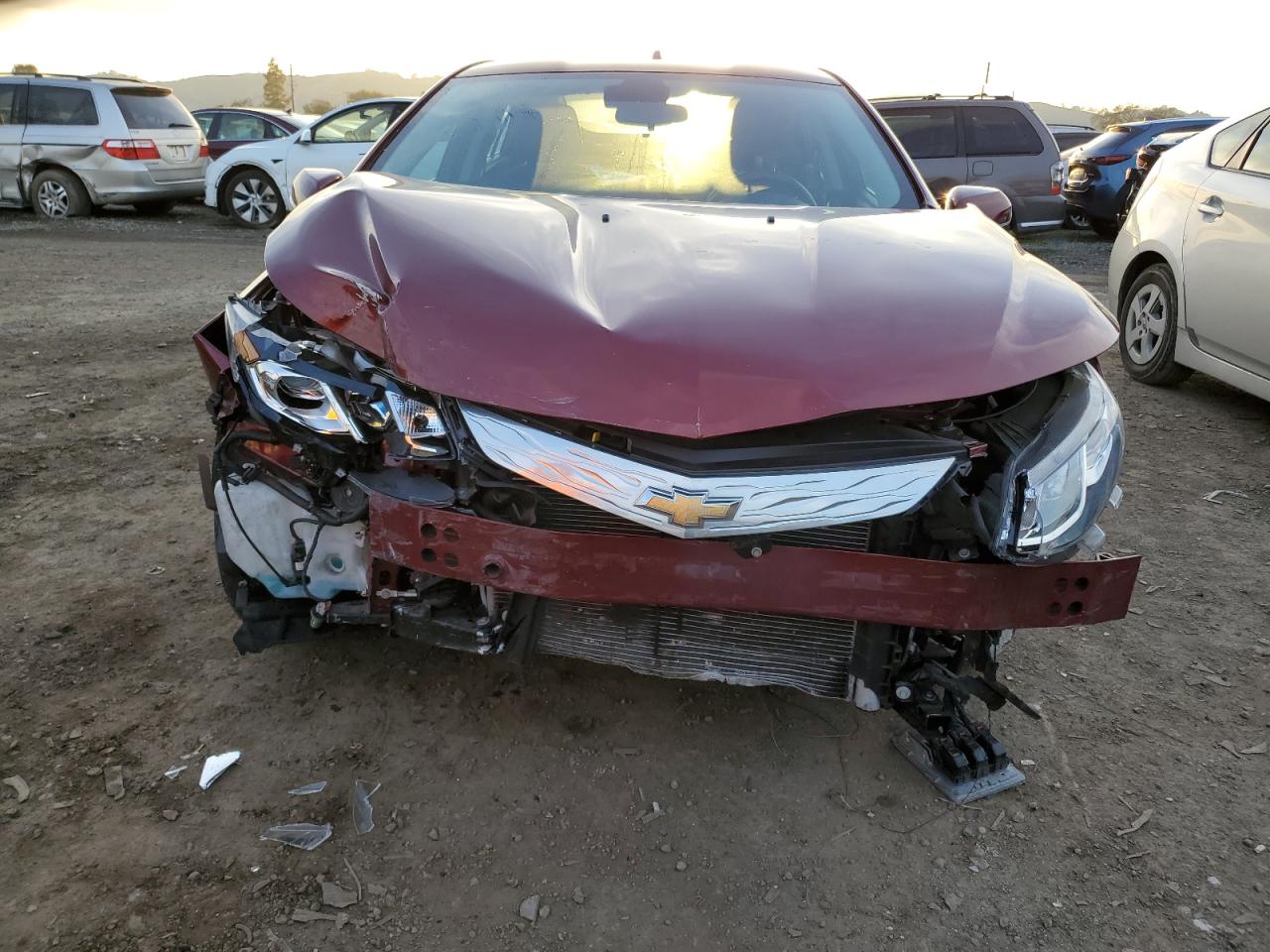 2017 Chevrolet Volt VIN 1G1RC6S56HU174775 Copart auction photo, front end / rear end damage thumbnail 5