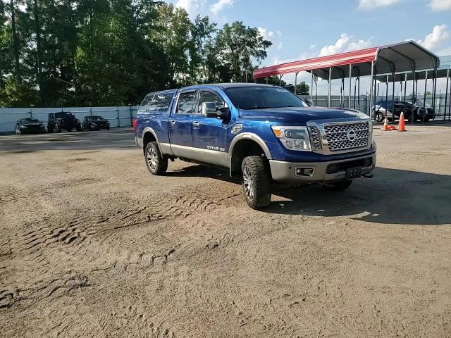 2017 Nissan Titan VIN 1N6BA1F4XHN564059 Copart auction photo, side damage thumbnail 14