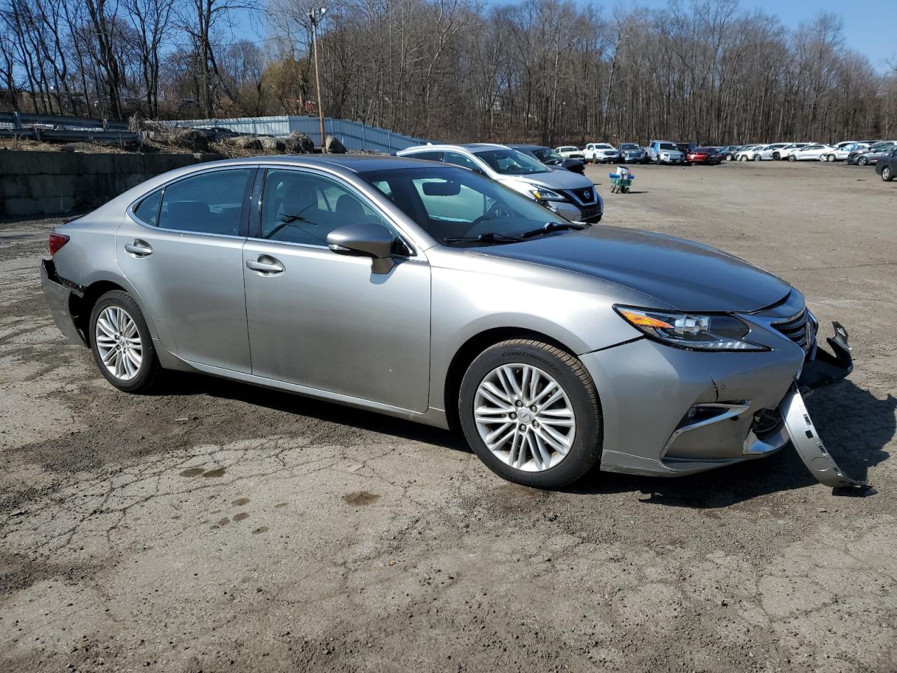 2016 Lexus ES VIN 58ABK1GG9GU018614 Copart auction photo, front end / rear end damage thumbnail 4