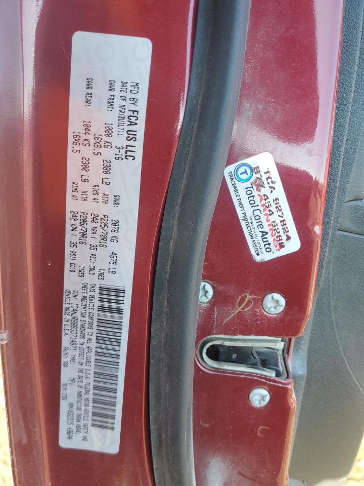 2016 Jeep Liberty (Patriot) VIN 1C4NJRBB6GD714871 Copart auction photo, front end damage thumbnail 14