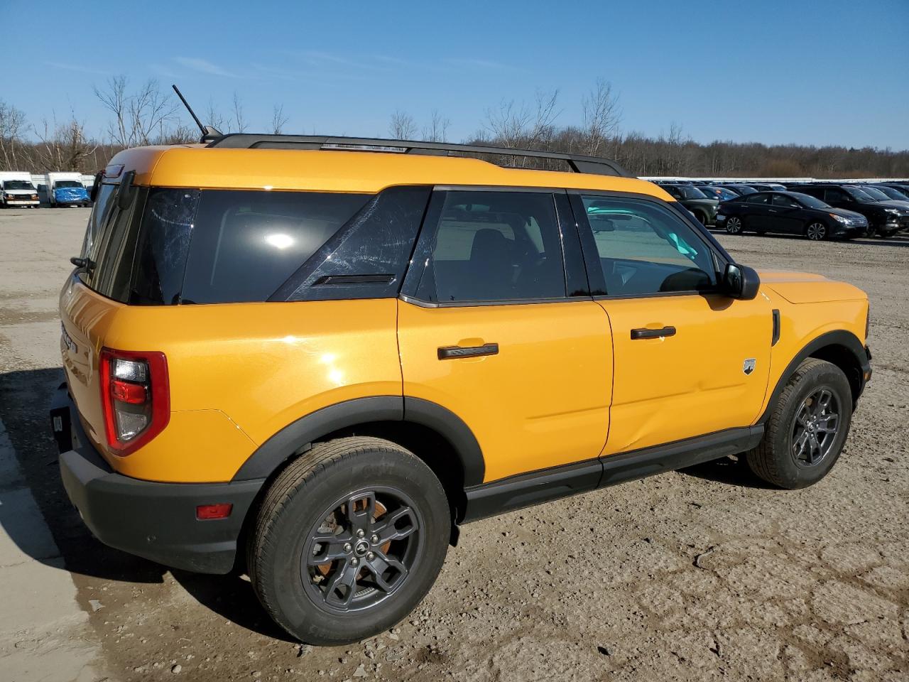 2022 Ford Bronco VIN 3FMCR9B64NRE32134 Copart auction photo, front end / side damage thumbnail 3