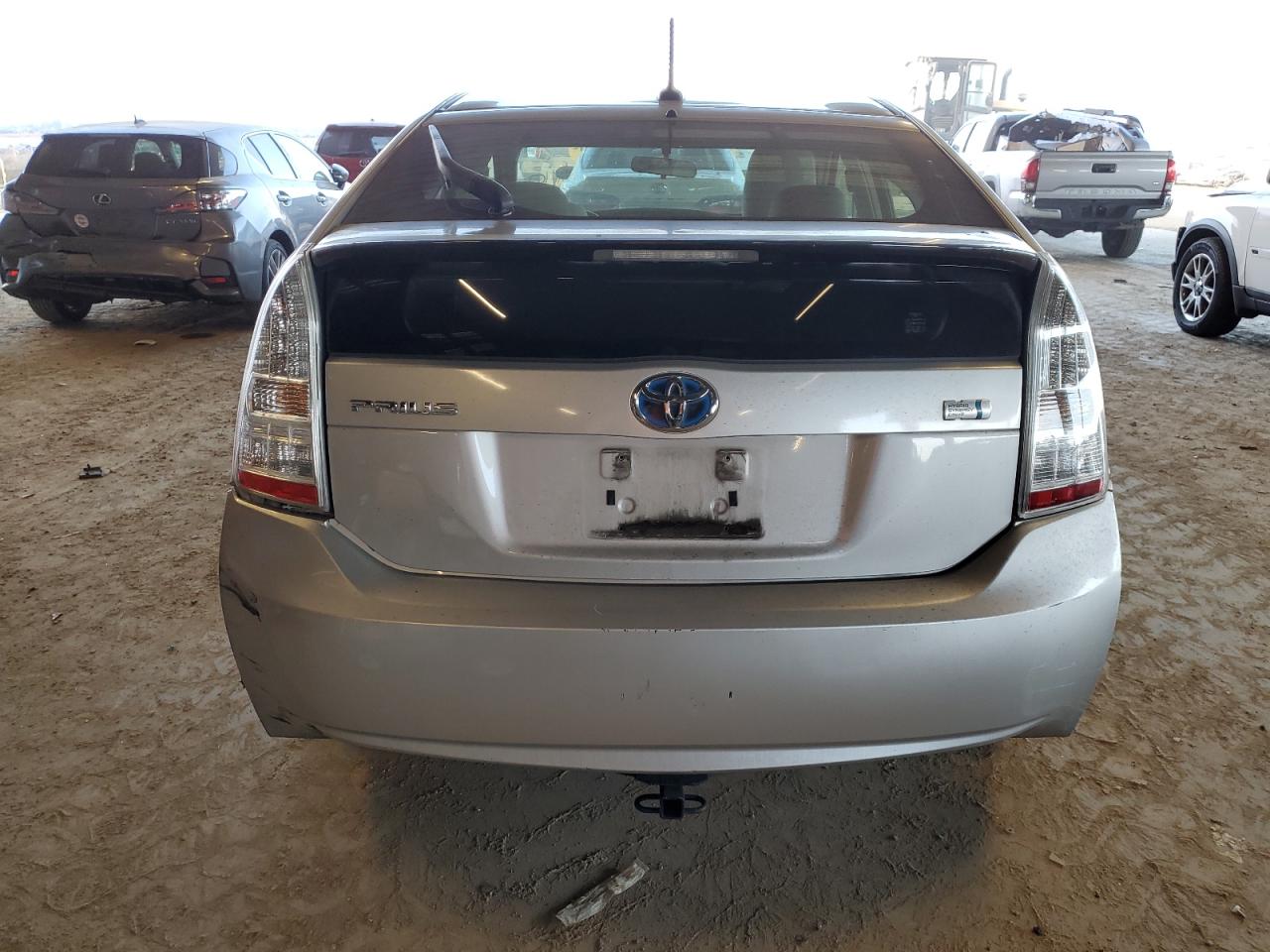 2010 Toyota Prius VIN JTDKN3DU4A0156715 Copart auction photo, undercarriage / rear end damage thumbnail 6