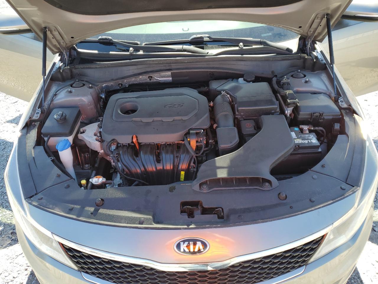 2016 KIA Optima VIN 5XXGT4L32GG100709 Copart auction photo, rear end damage thumbnail 12