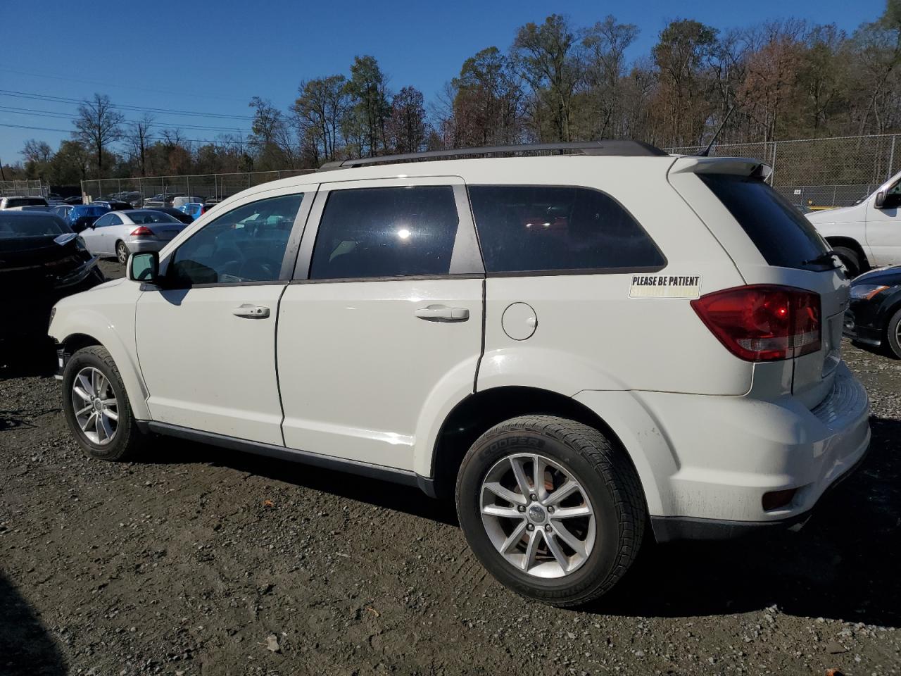 2013 Dodge Journey VIN 3C4PDCBG9DT677104 Copart auction photo, front end damage thumbnail 2