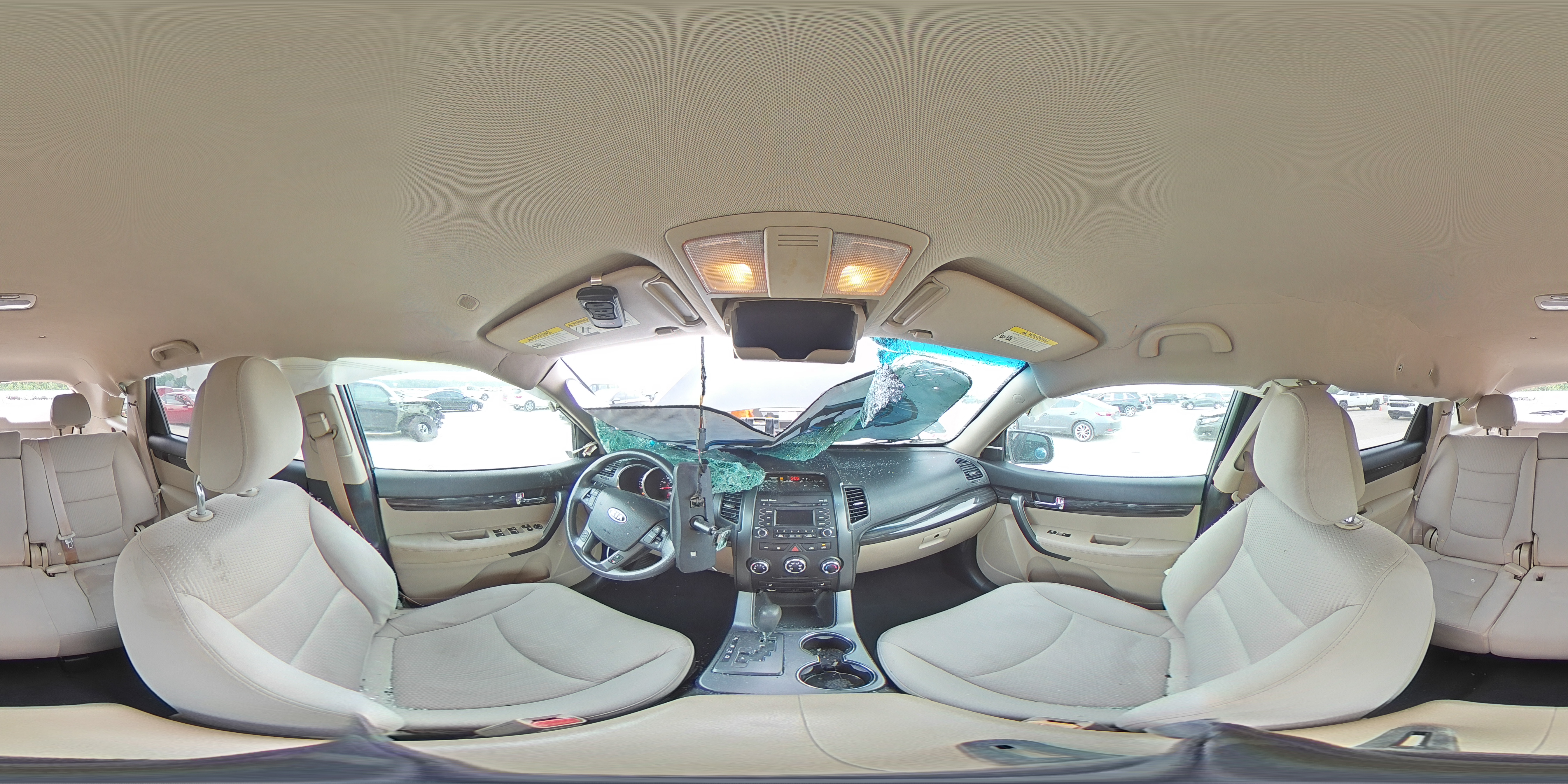 2011 KIA Sorento VIN 5XYKTCA14BG014960 Copart auction photo, rollover damage thumbnail 12