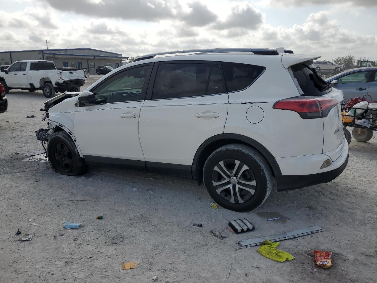 2017 Toyota RAV 4 VIN JTMZFREV8HJ710414 Copart auction photo, front end damage thumbnail 2