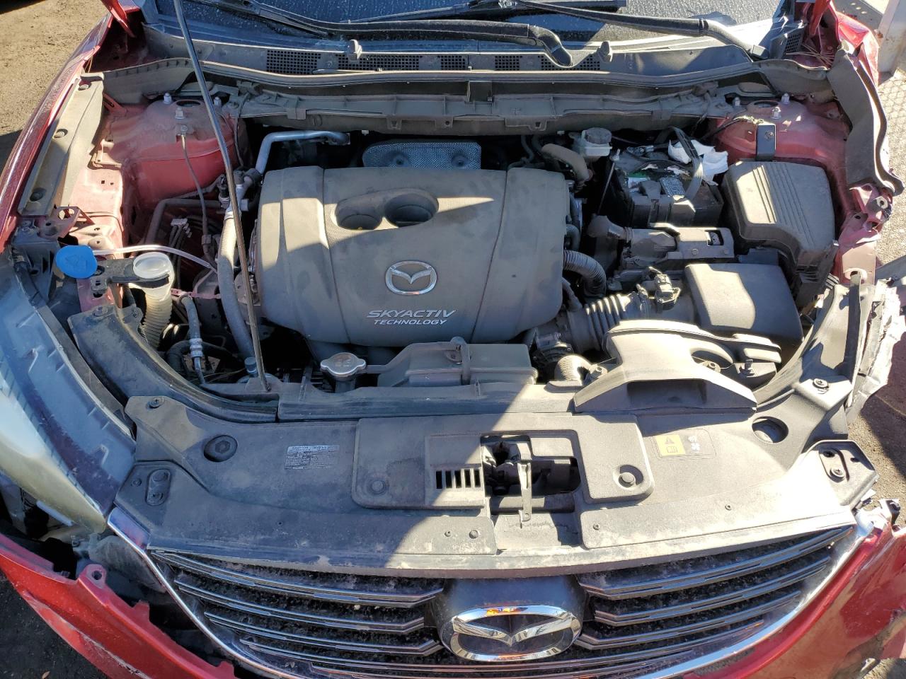 2016 Mazda CX-5 VIN JM3KE4DY0G0770010 Copart auction photo, front end damage thumbnail 12