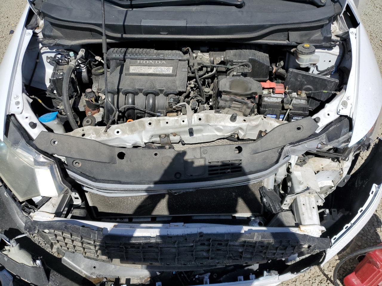 2010 Honda Insight VIN JHMZE2H75AS033599 Copart auction photo, front end damage thumbnail 11
