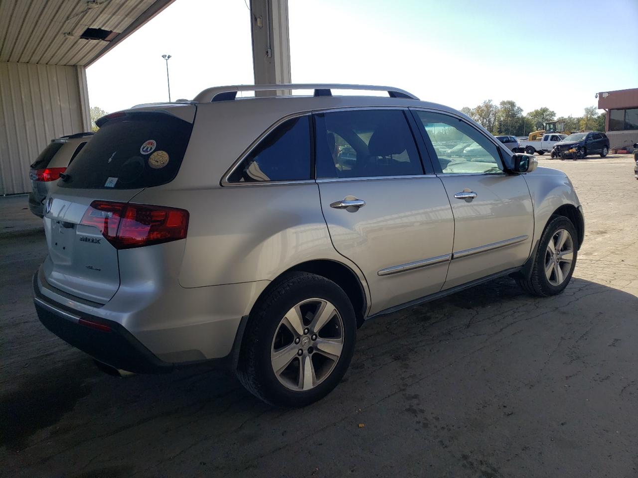 2012 Acura MDX VIN 2HNYD2H30CH520467 Copart auction photo, front end / side damage thumbnail 3