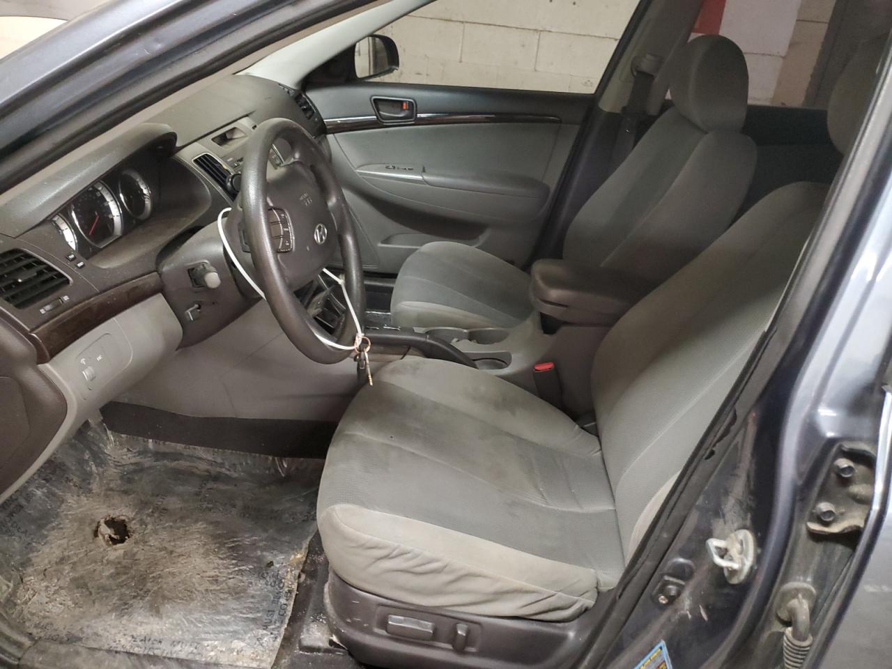 2009 Hyundai Sonata VIN 5NPET46C19H453985 Copart auction photo, burn - engine damage thumbnail 7