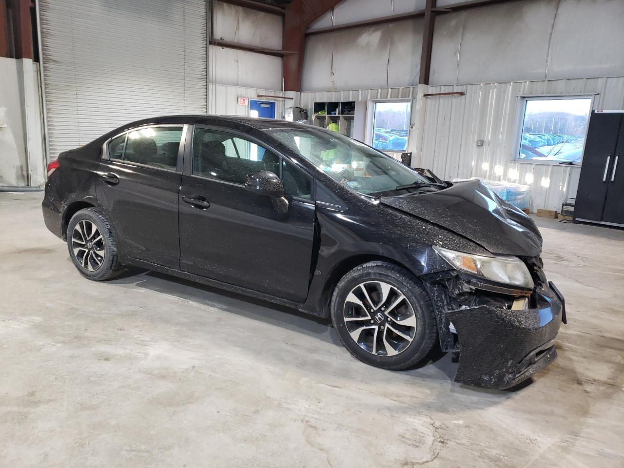 2013 Honda Civic VIN 2HGFB2F85DH556031 Copart auction photo, front end damage thumbnail 4