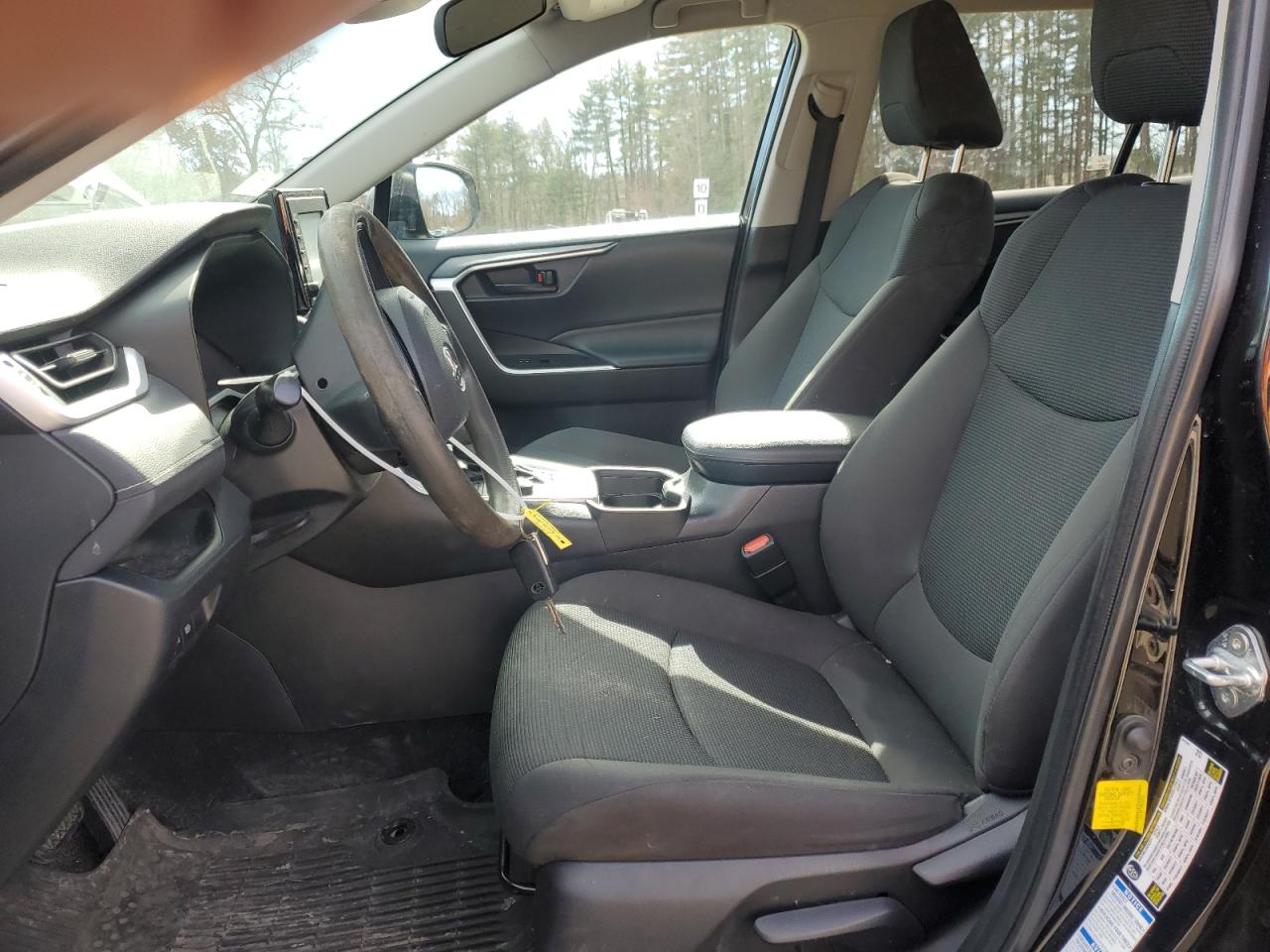 2021 Toyota RAV 4 VIN 4T3LWRFV8MU045658 Copart auction photo, front end / side damage thumbnail 7