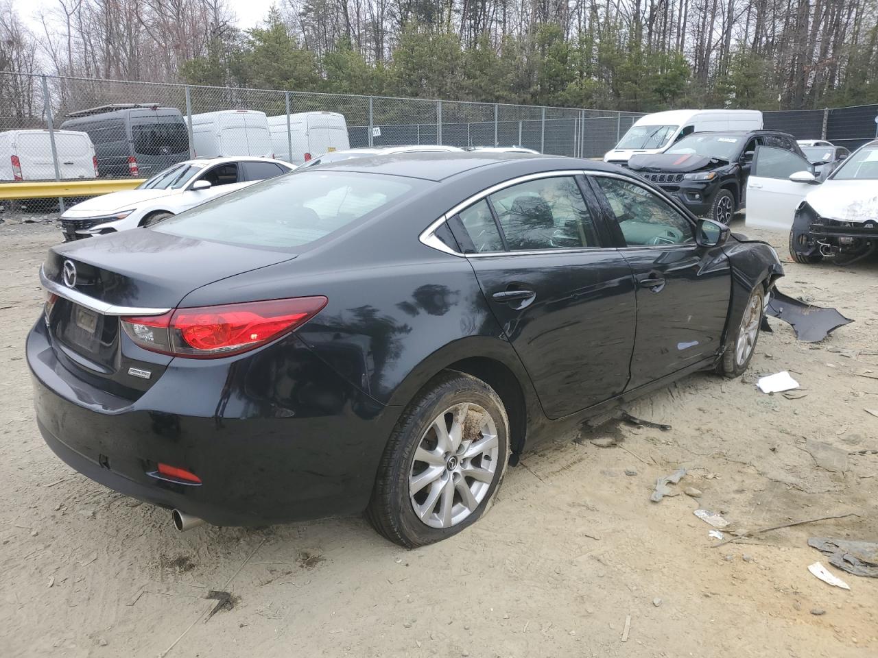 2016 Mazda 6 VIN JM1GJ1U56G1427758 Copart auction photo, front end damage thumbnail 3