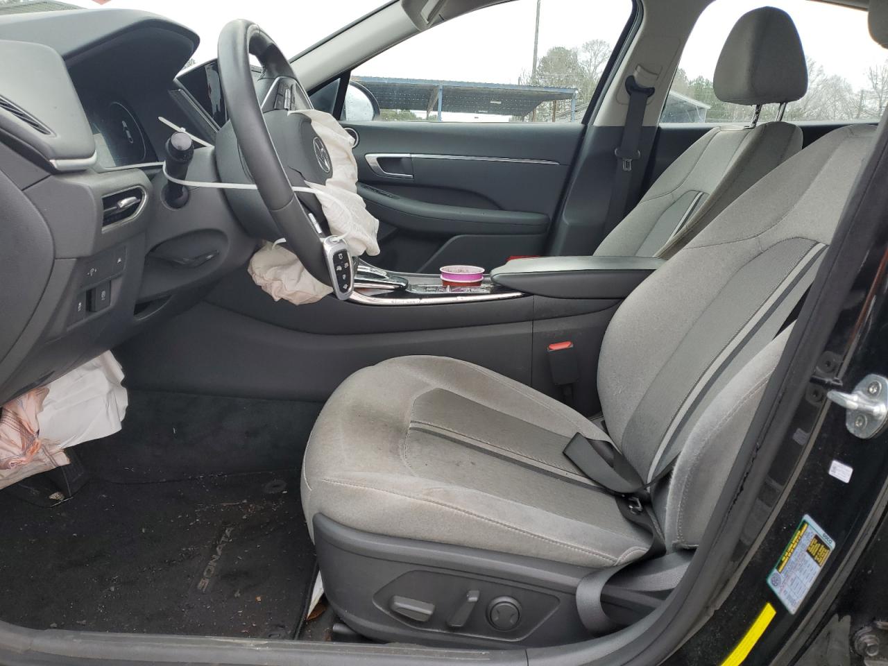 2020 Hyundai Sonata VIN 5NPEF4JA1LH010661 Copart auction photo, all over damage thumbnail 7