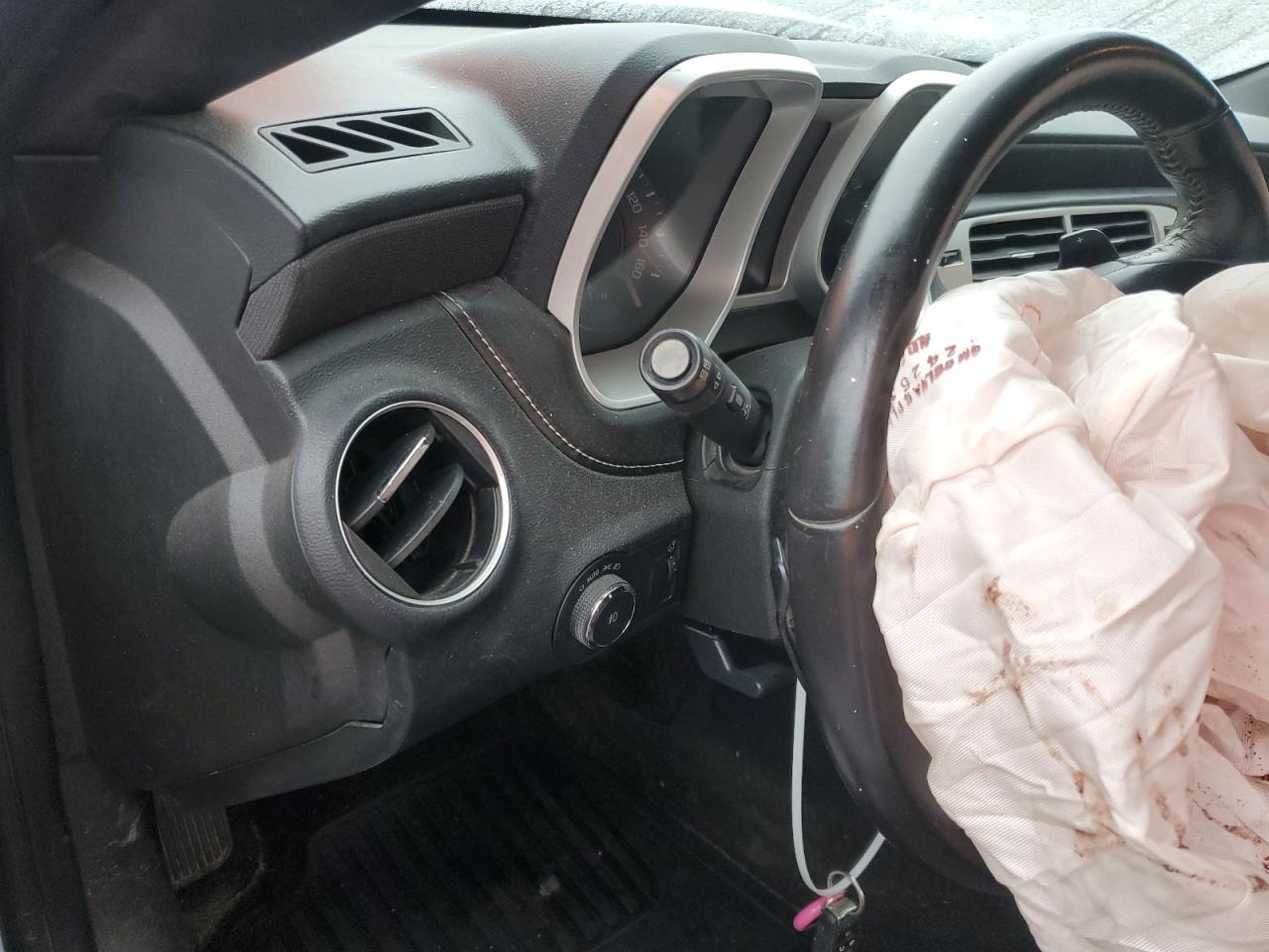 2013 Chevrolet Camaro VIN 2G1FB1E35D9131488 Copart auction photo, front end / side damage thumbnail 9
