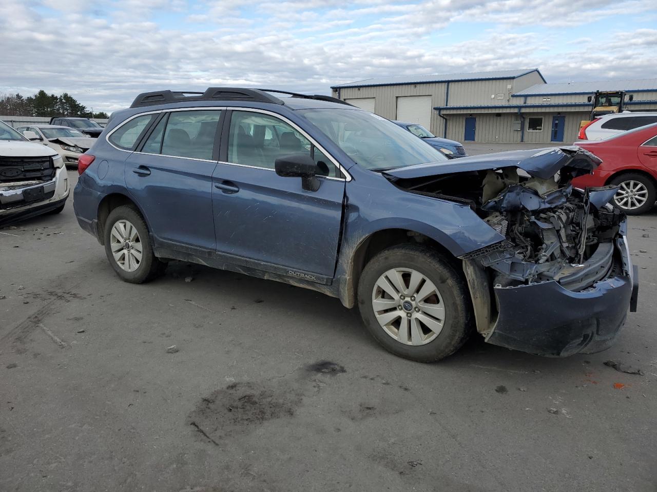 2018 Subaru Outback VIN 4S4BSAACXJ3321024 Copart auction photo, front end / minor dent/scratches damage thumbnail 4