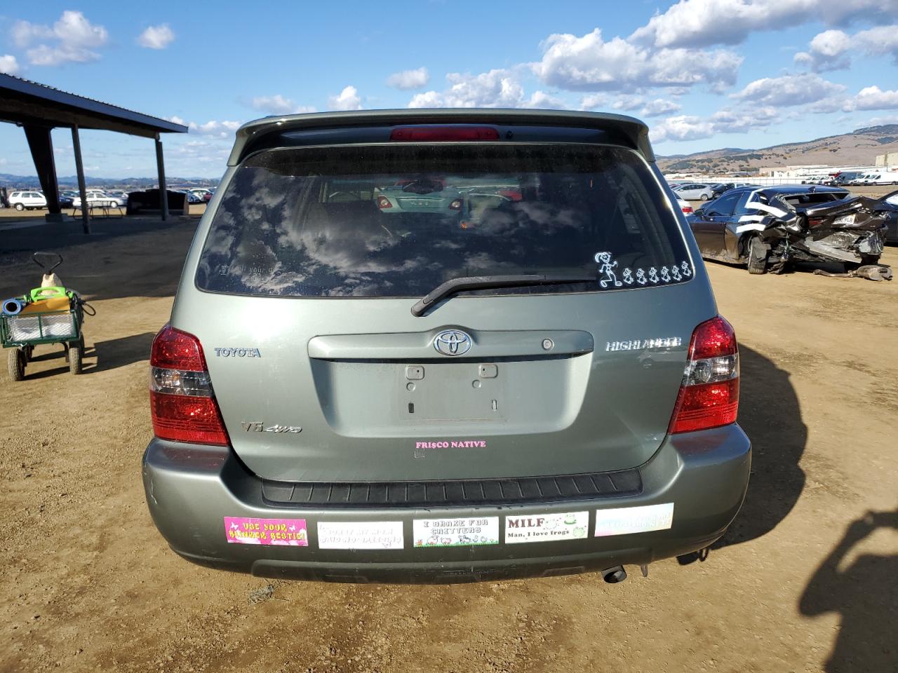 2006 Toyota Highlander VIN JTEEP21A660137694 Copart auction photo, front end damage thumbnail 6