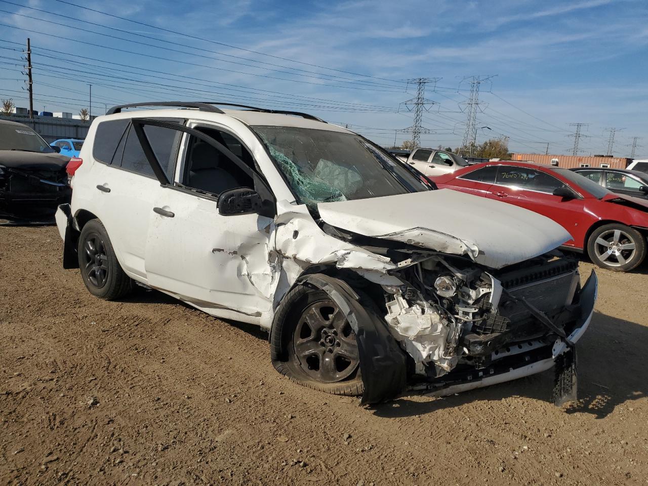 2008 Toyota RAV 4 VIN JTMBK33V385065175 Copart auction photo, all over damage thumbnail 4