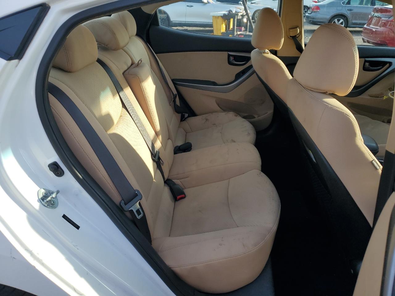 2013 Hyundai Elantra VIN 5NPDH4AE6DH329337 Copart auction photo, vandalism damage thumbnail 10