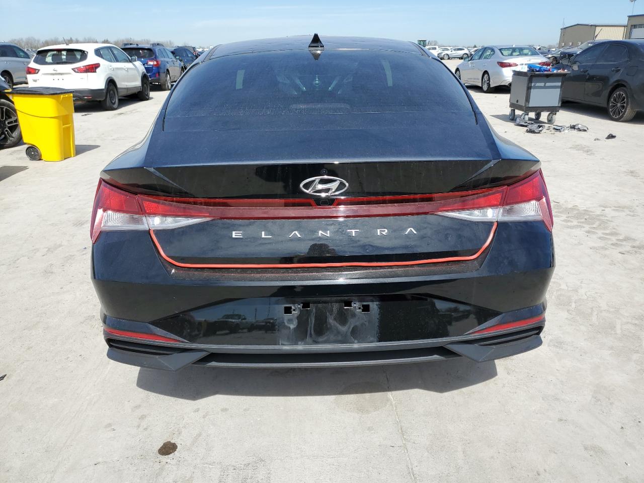 2023 Hyundai Elantra VIN KMHLM4AG2PU605432 Copart auction photo, hail damage thumbnail 6