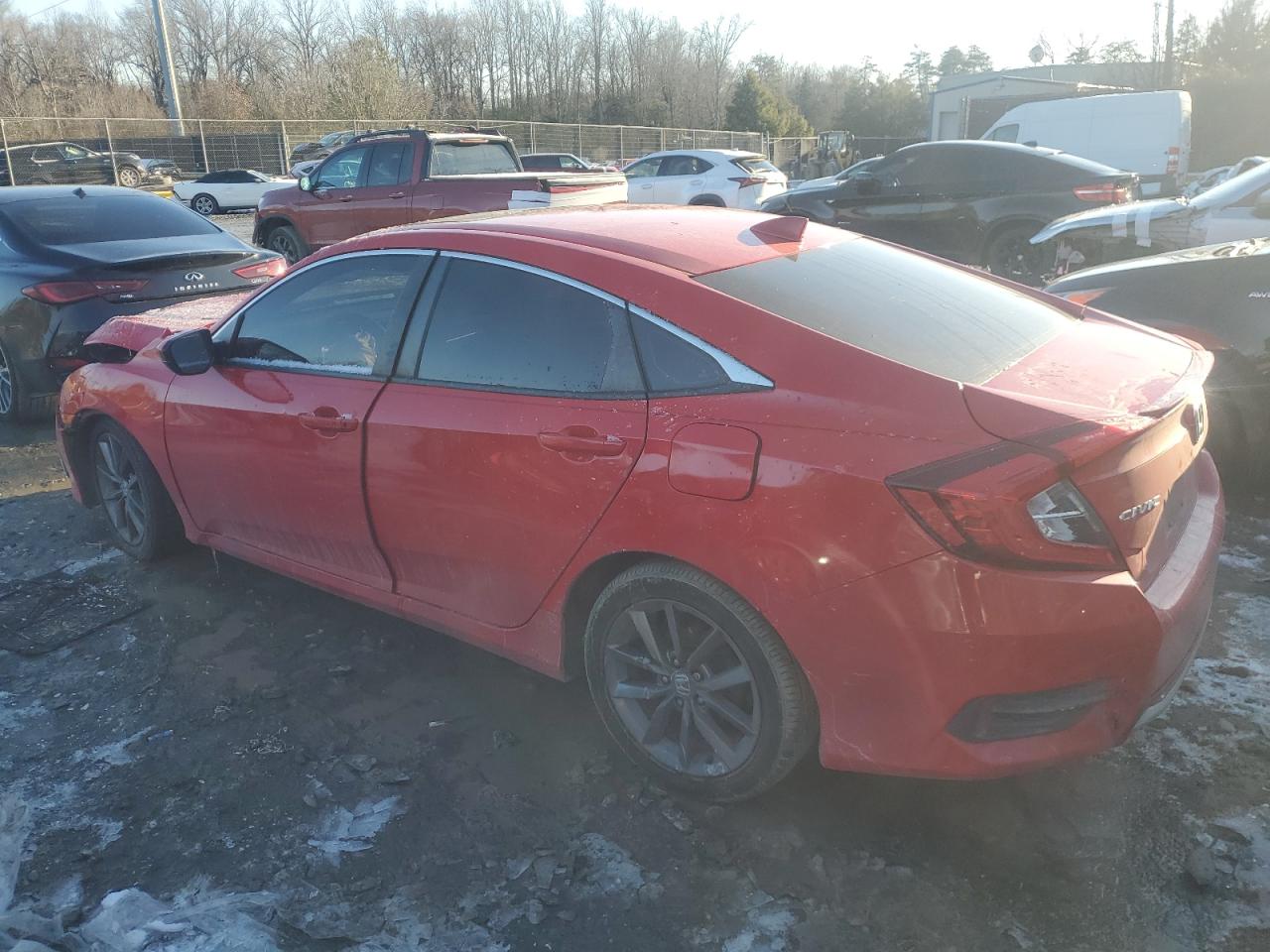 2019 Honda Civic VIN JHMFC1F39KX007806 Copart auction photo, front end damage thumbnail 2