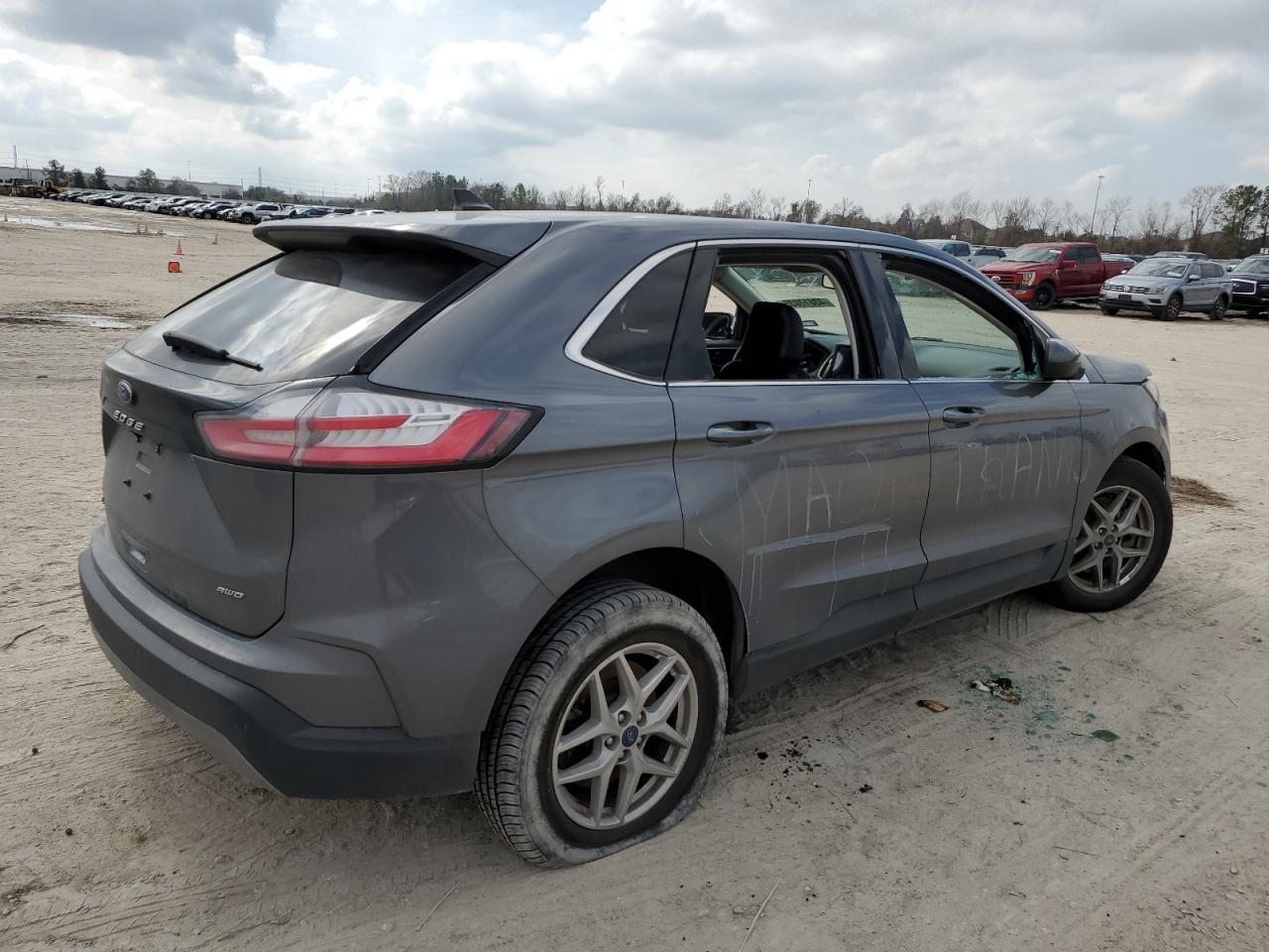 2022 Ford Edge VIN 2FMPK4J98NBA15845 Copart auction photo, all over damage thumbnail 3