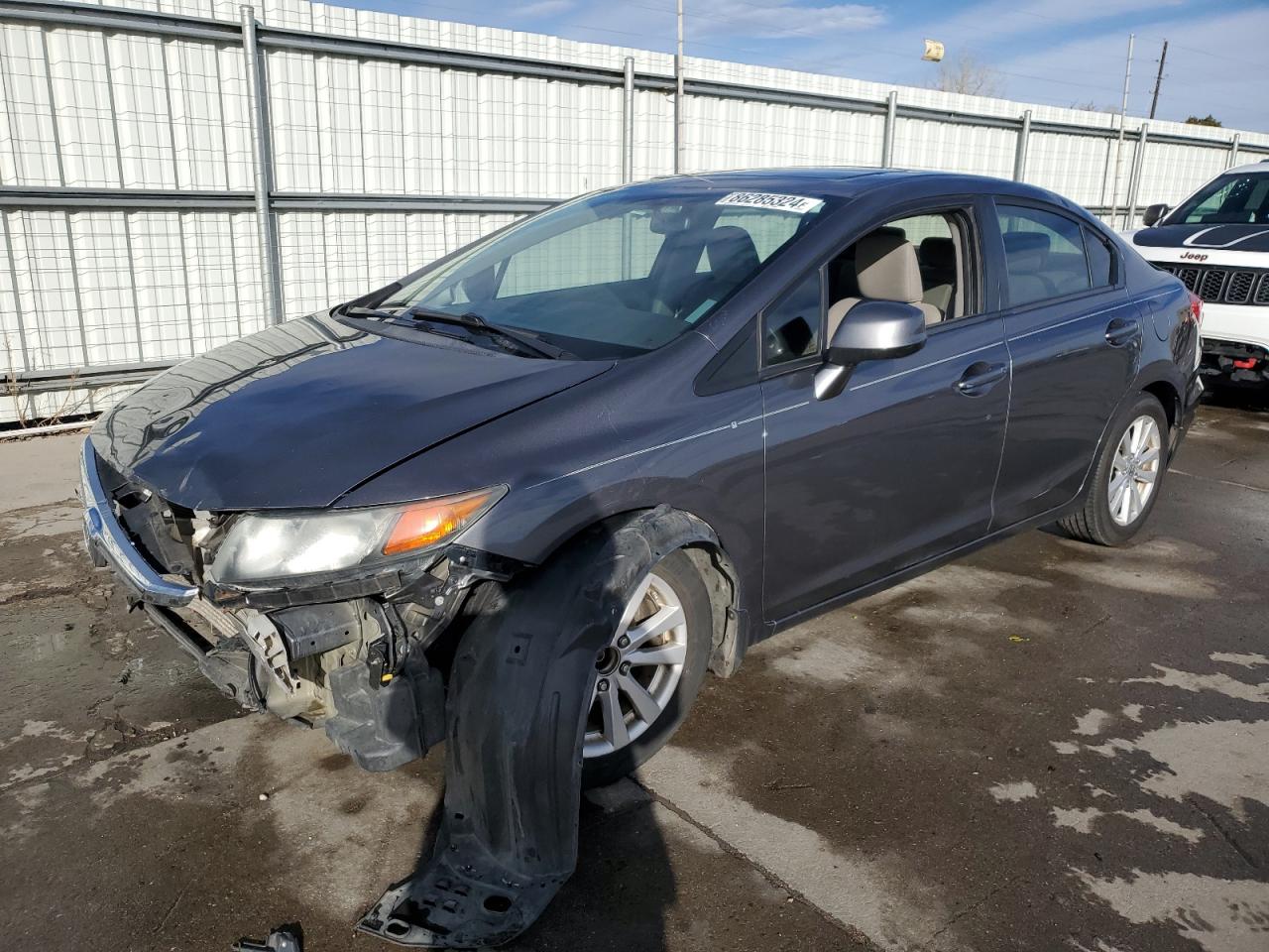 2012 Honda Civic VIN 2HGFB2F89CH317998