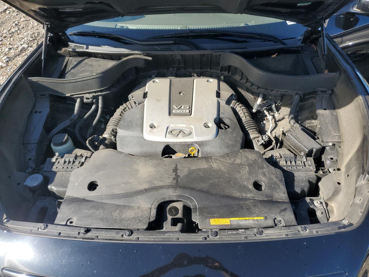 2015 Infiniti QX70 VIN JN8CS1MU1FM380112 Copart auction photo, side damage thumbnail 13