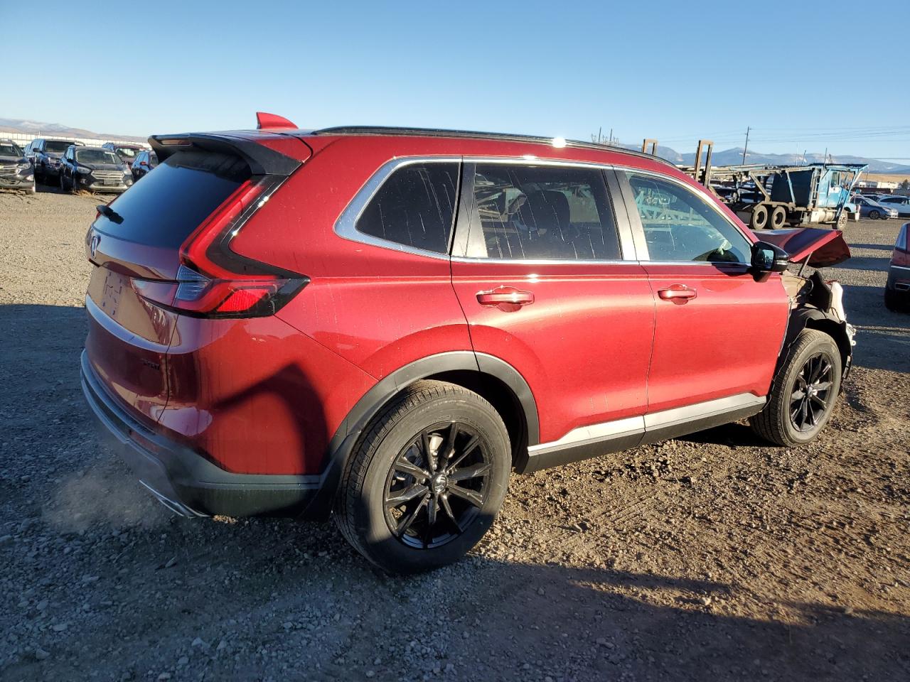 2023 Honda CR-V VIN 2HKRS6H59PH818313 Copart auction photo, front end / minor dent/scratches damage thumbnail 3