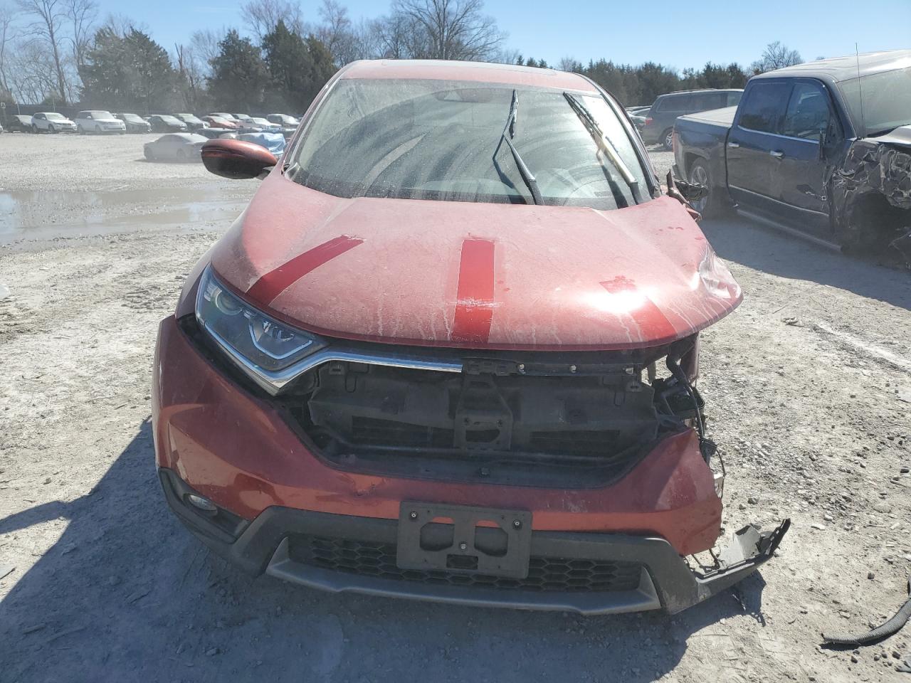 2018 Honda CR-V VIN 5J6RW2H88JL001340 Copart auction photo, side / front end damage thumbnail 5