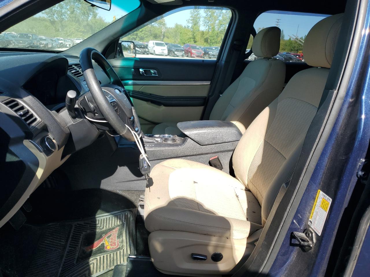 2017 Ford Explorer VIN 1FM5K7B89HGB51736 Copart auction photo, front end damage thumbnail 7
