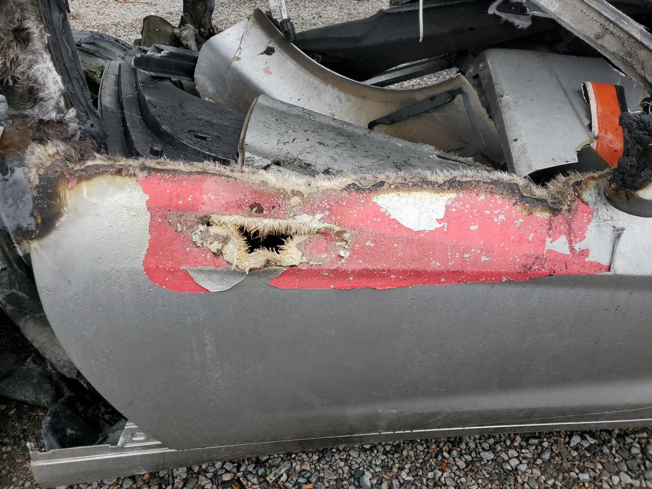 2008 Chevrolet Corvette VIN 1G1YY26W185121761 Copart auction photo, burn / missing/altered vin damage thumbnail 10