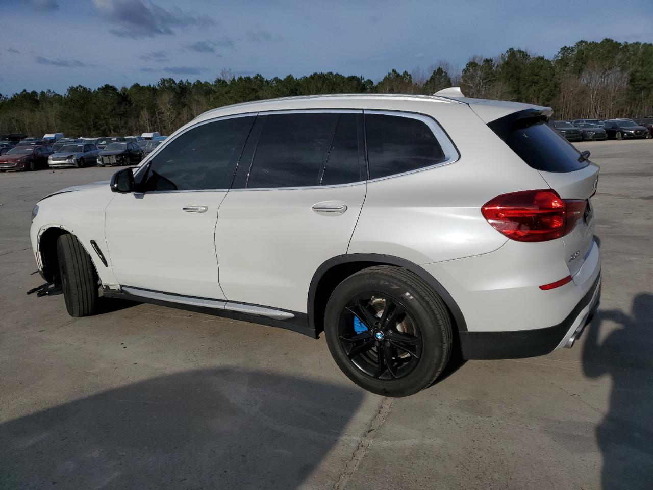 2019 BMW X3 VIN 5UXTR7C53KLR44605 Copart auction photo, front end damage thumbnail 2