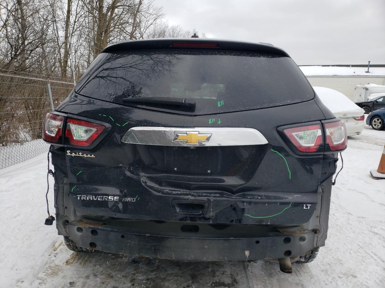 2017 Chevrolet Traverse VIN 1GNKVGKD2HJ272145 Copart auction photo, front end / rear end damage thumbnail 6