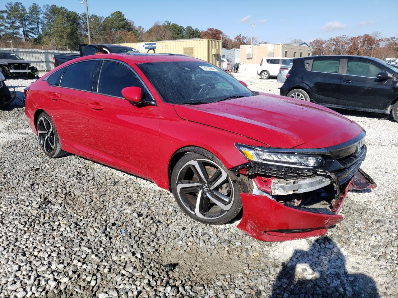 2019 Honda Accord VIN 1HGCV1F30KA101057 Copart auction photo, front end damage thumbnail 4