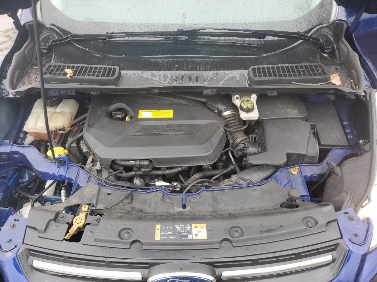 2016 Ford Escape VIN 1FMCU0GX1GUB09084 Copart auction photo, front end / undercarriage damage thumbnail 13