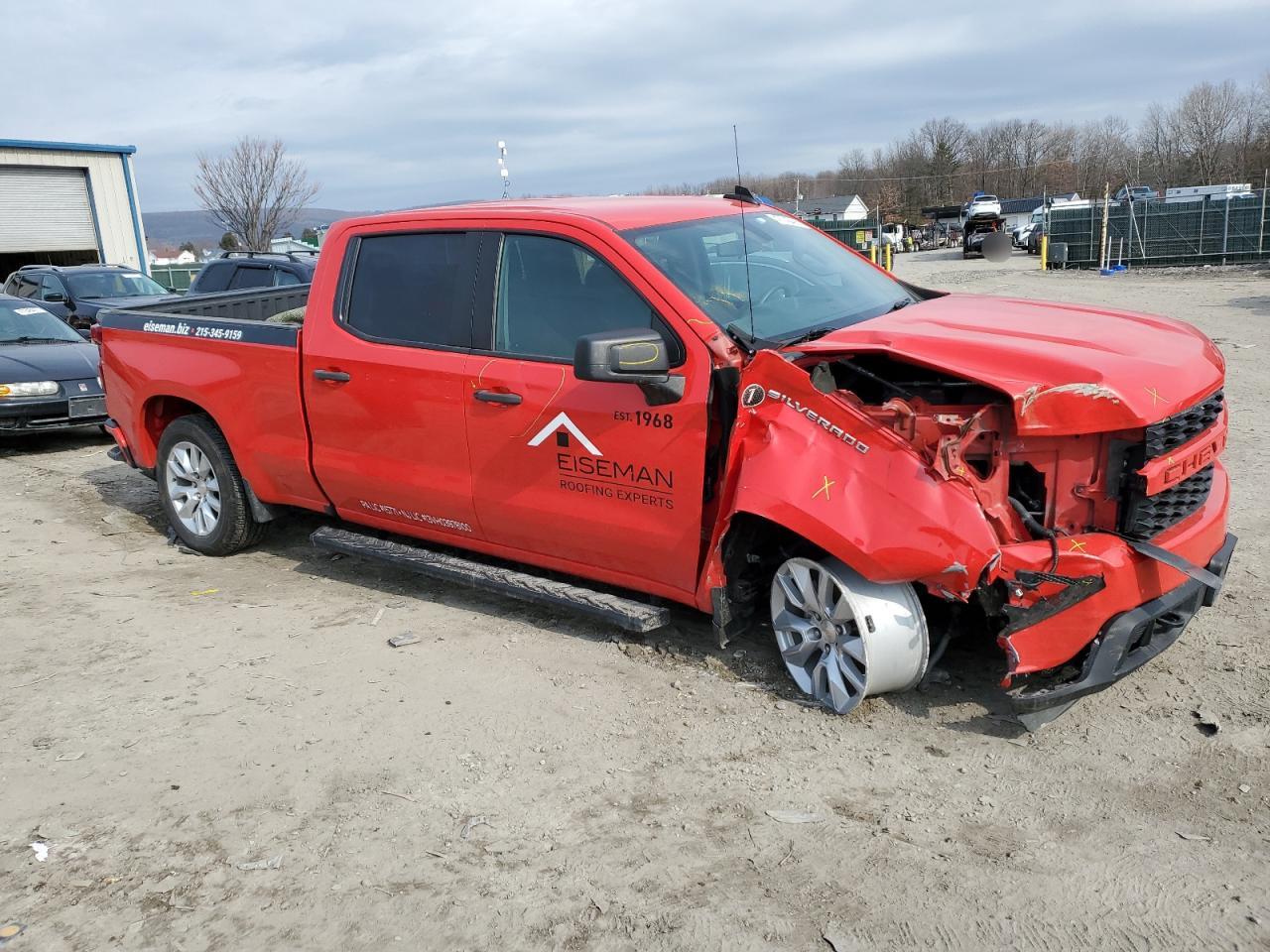 2022 Chevrolet Silverado VIN 3GCPYBEK8NG133847 Copart auction photo, front end damage thumbnail 4