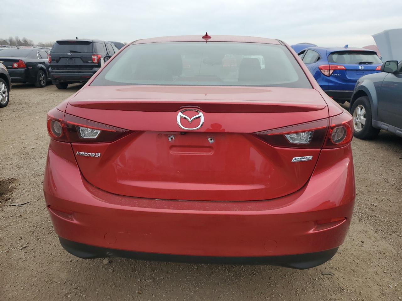 2018 Mazda 3 VIN 3MZBN1V3XJM223032 Copart auction photo, front end / side damage thumbnail 6