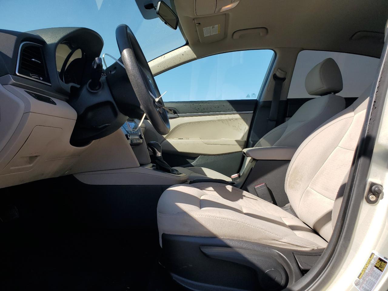 2017 Hyundai Elantra VIN KMHD74LF9HU083917 Copart auction photo, front end / frame damage damage thumbnail 7
