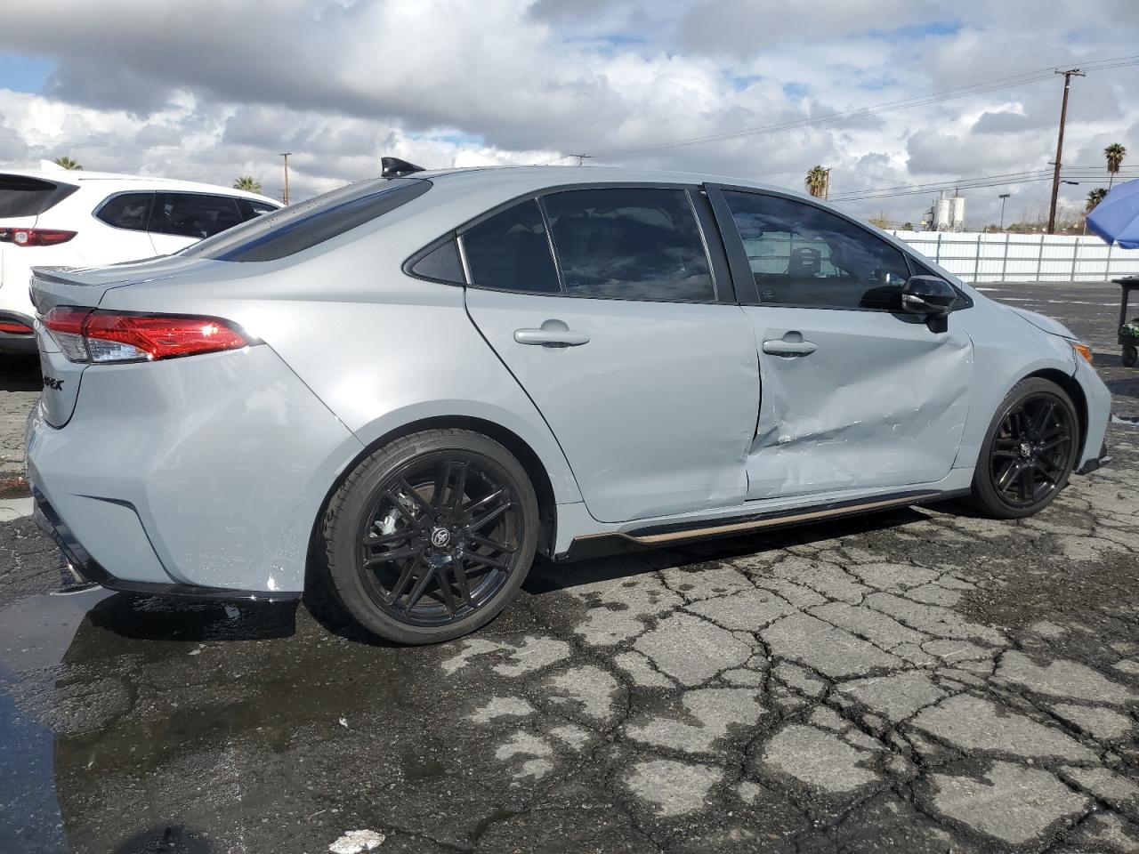 2022 Toyota Corolla VIN 5YFS4MCE2NP122920 Copart auction photo, side damage thumbnail 3
