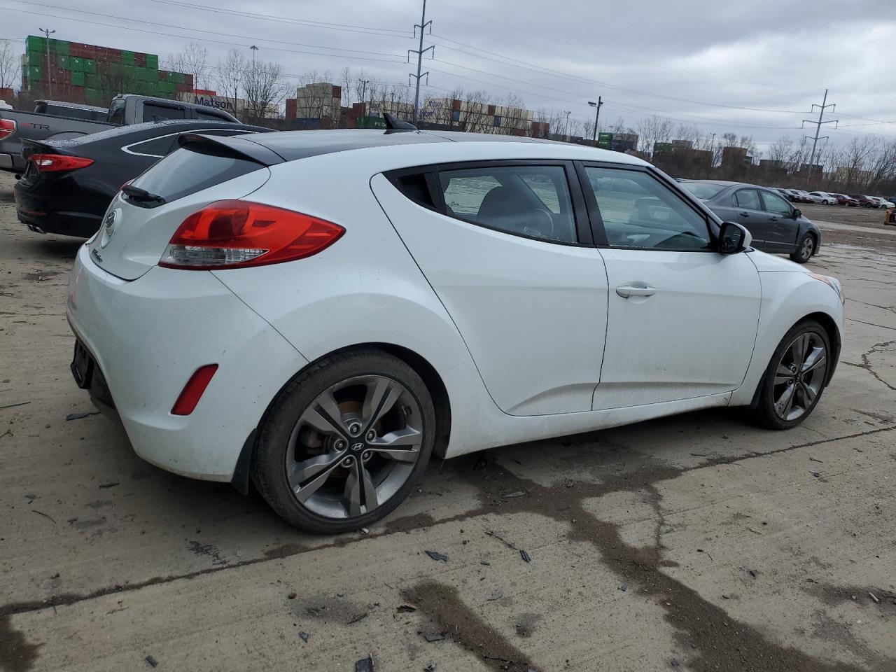 2016 Hyundai Veloster VIN KMHTC6AD4GU274812 Copart auction photo, front end damage thumbnail 3