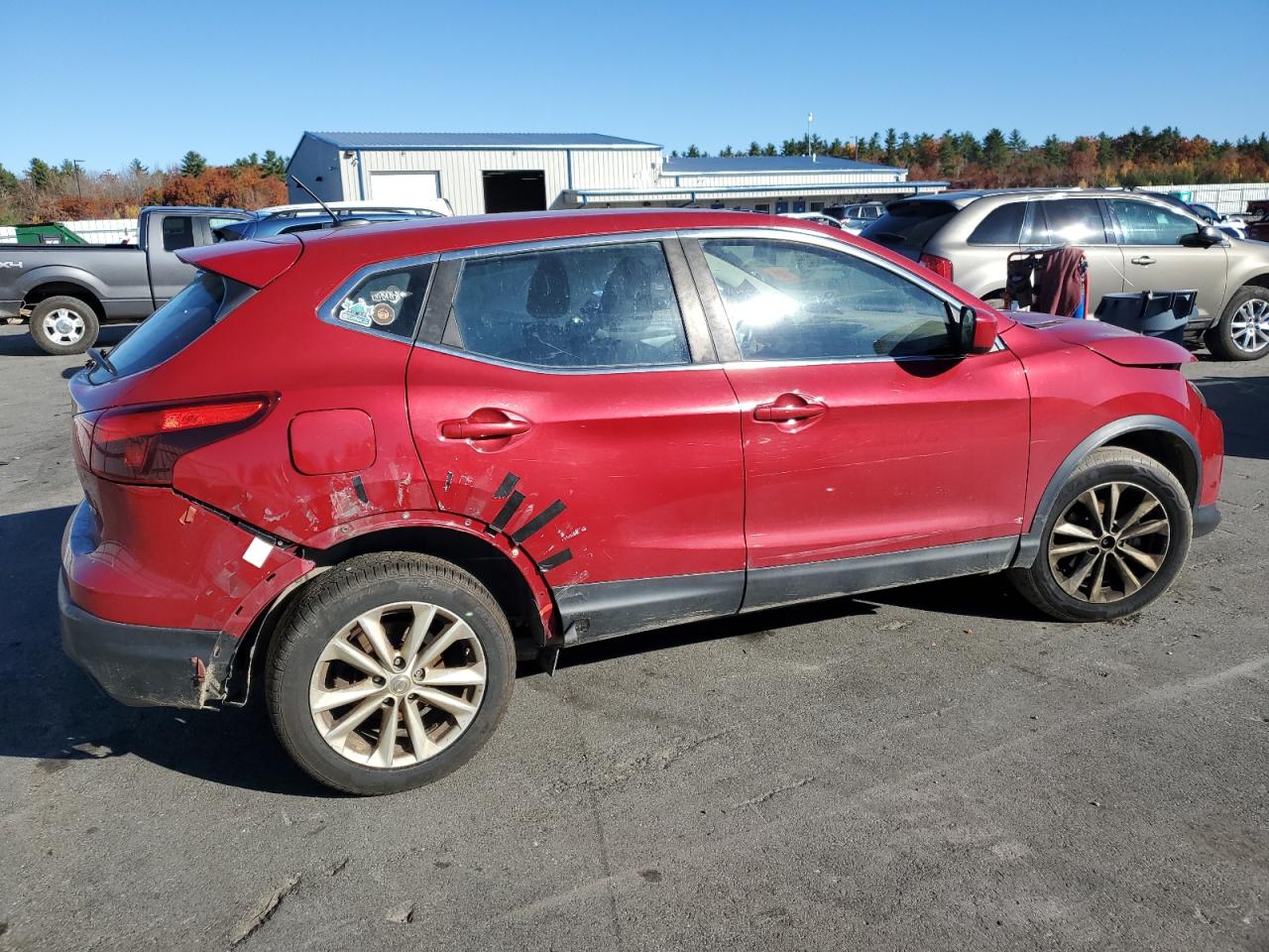 2017 Nissan Rogue VIN JN1BJ1CR6HW133489 Copart auction photo, front end / side damage thumbnail 3
