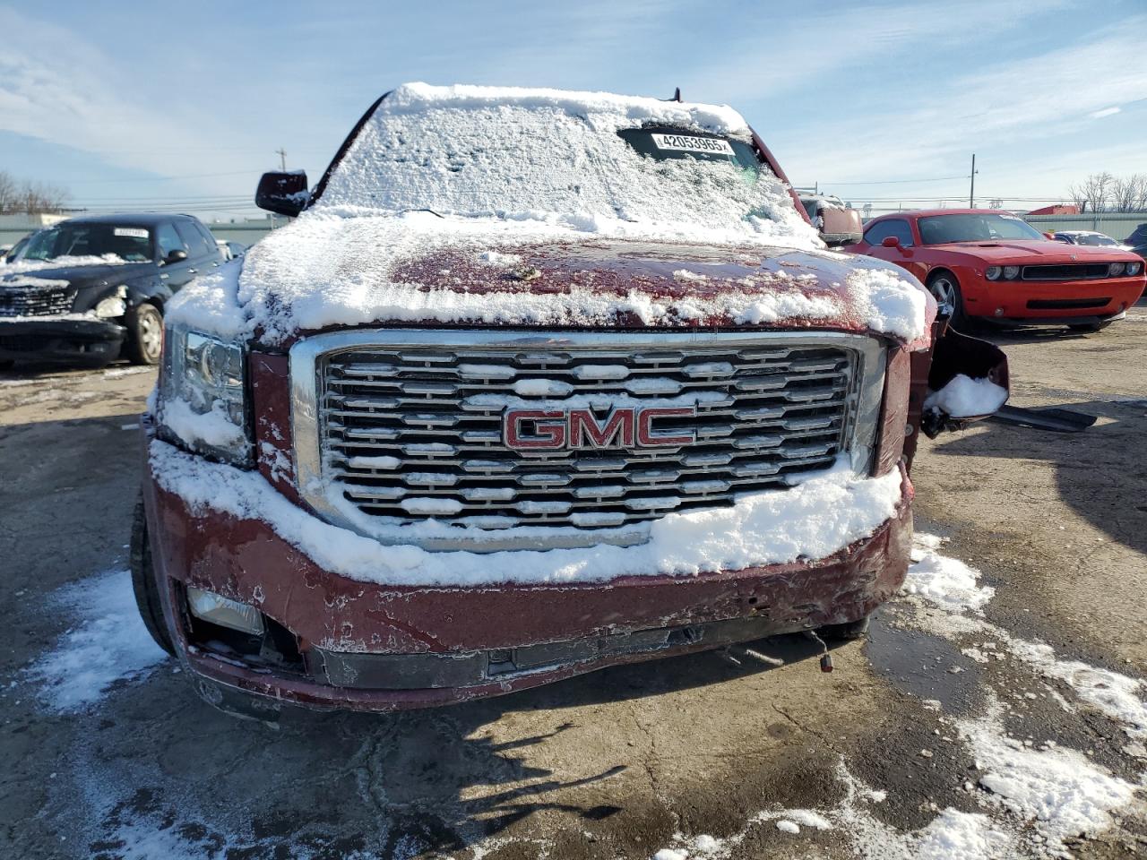2018 GMC Yukon VIN 1GKS2HKJXJR277814 Copart auction photo, front end damage thumbnail 5