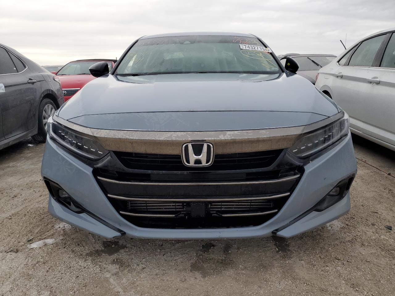 2022 Honda Accord VIN 1HGCV1F31NA083379 Copart auction photo, water/flood damage thumbnail 5
