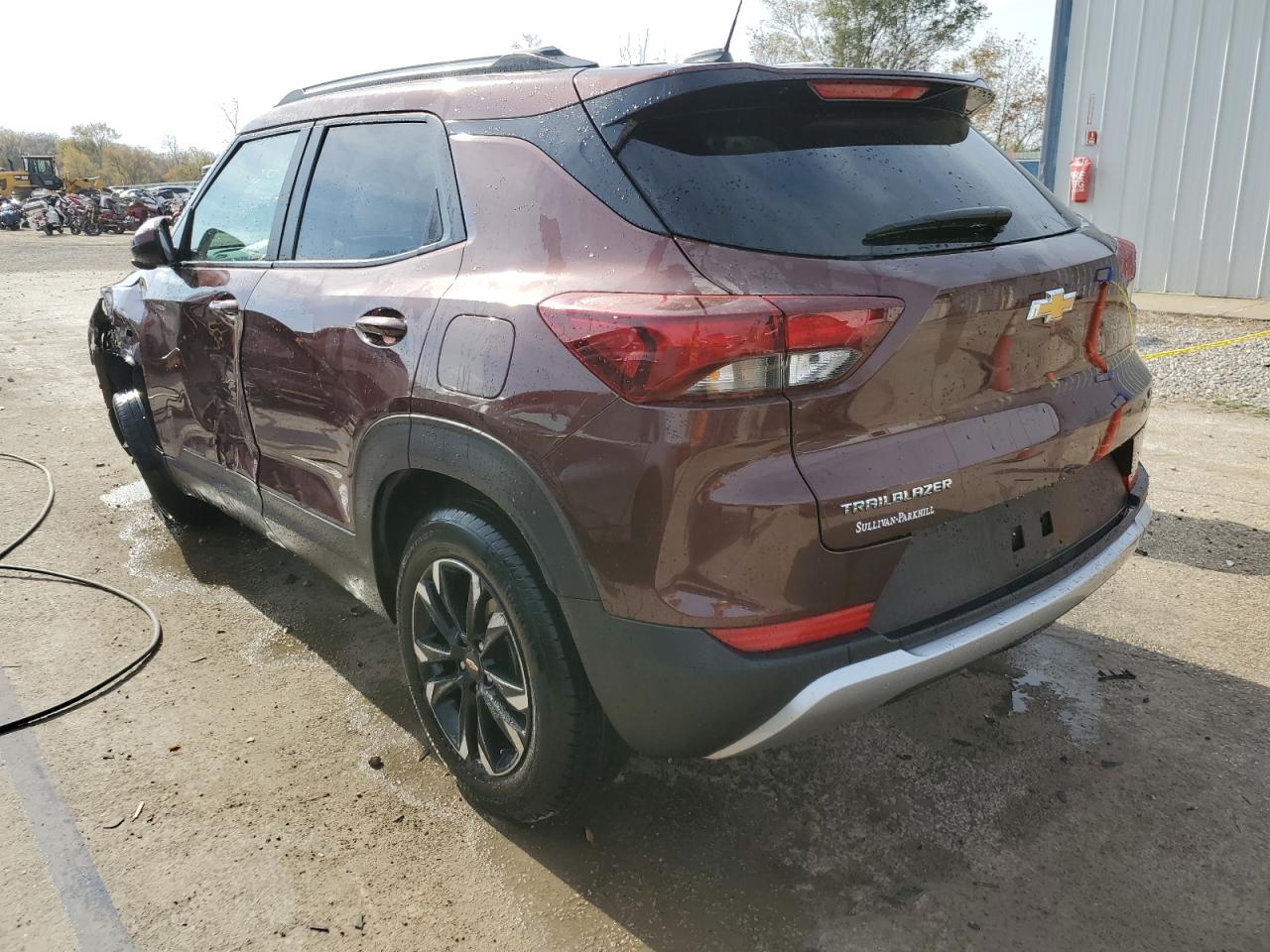 2022 Chevrolet TrailBlazer VIN KL79MPSL7NB055064 Copart auction photo, front end / side damage thumbnail 2